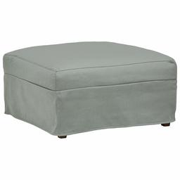 Amazon Brand – Stone & Beam Andover Slipcover Square Ottoman, 33