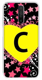 Amazon Brand - Solimo Designer Multicolor Heart Pattern Alphabet-C Printed Soft Back Case Mobile Cover for Poco X2 / Xiaomi Redmi K30