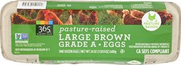 365 Everyday Value, Pasture Raised Large Brown Grade A Eggs, 12 CT