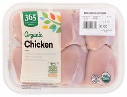 365 Everyday Value - Chicken Thigh Boneless Skinless Air Chilled Organic Tray Pack Step 3