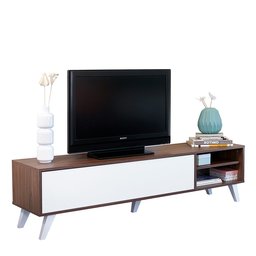 Amazon Brand - Movian Prism TV Stand with Door