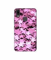 Amazon Brand - Solimo Designer Glitter Stars 3D Printed Hard Back Case Mobile Cover for Vivo V9 / V9 Pro