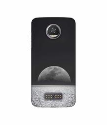 Amazon Brand - Solimo Designer Half Moon View 3D Printed Hard Back Case Mobile Cover for Moto Z2 Play