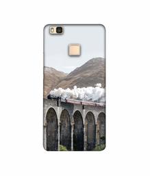 Amazon Brand - Solimo Designer Steam Train 3D Printed Hard Back Case Mobile Cover for Huawei P9 lite