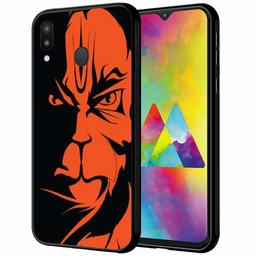 Amazon Brand - Solimo Designer Lord Hanuman Printed Hard Back Case Mobile Cover for Samsung Galaxy M20