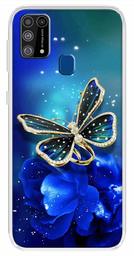 Amazon Brand - Solimo Designer Multicolor Butterfly Flower Design Printed Soft Back Case Mobile Cover for Samsung Galaxy M31