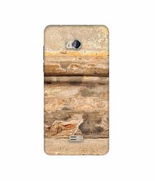 Amazon Brand - Solimo Designer Rushed Marble 3D Printed Hard Back Case Mobile Cover for Micromax Bolt Q336