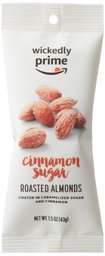 Cinnamon-Sugar Roasted Almonds Snack Pack, 1.5oz single serve (Pack of 300)