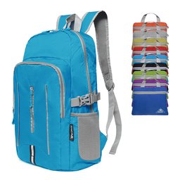 Eono 25L Ultra Léger Pliable de Camping/Randonnée Sac à Dos étanche Durable Voyage Sac à Dos, Bleu