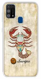 Amazon Brand - Solimo Designer Multicolor Scorpio Design Printed Soft Back Case Mobile Cover for Samsung Galaxy M31