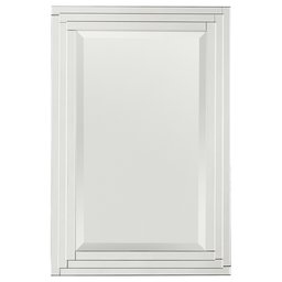 Amazon Brand – Stone & Beam Layered Art Deco Glass Mirror, 36