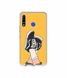 Amazon Brand - Solimo Designer Boy Shoes Pattern UV Printed Soft Back Case Mobile Cover for Tecno Spark 4