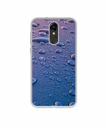 Amazon Brand - Solimo Designer Water Drops UV Printed Soft Back Case Mobile Cover for Lava Z70