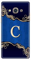 Amazon Brand - Solimo Designer Blue Pattern Alphabet-C 3D Printed Hard Back Case Mobile Cover for Samsung Galaxy J3 Pro