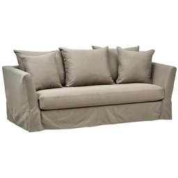 Amazon Brand – Stone & Beam Bartow Living Room Loveseat Sofa with Slipcover, 86