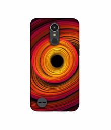 Amazon Brand - Solimo Designer Circle Patternn 3D Printed Hard Back Case Mobile Cover for LG K10 (2017)