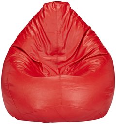 Amazon Brand - Solimo XXXL Bean Bag Cover Without Beans (Red)