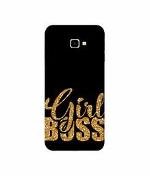 Amazon Brand - Solimo Designer Sparkle Girl Boss 3D Printed Hard Back Case Mobile Cover for Samsung Galaxy J4 Plus