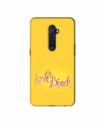 Amazon Brand - Solimo Designer Love Birds 3D Printed Hard Back Case Mobile Cover for Oppo Reno 2