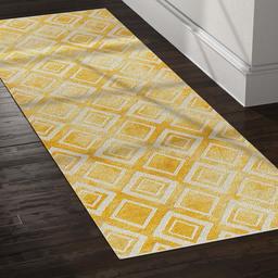 Amazon Brand – Rivet Modern Geometric Runner Rug, 2' 6