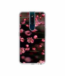 Amazon Brand - Solimo Designer Pink Flowers UV Printed Soft Back Case Mobile Cover for Oppo F11 Pro