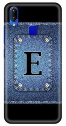 Amazon Brand - Solimo Designer Button Jeans Alphabet-E 3D Printed Hard Back Case Mobile Cover for Vivo Y93