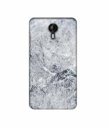 Amazon Brand - Solimo Designer Grayish Marble 3D Printed Hard Back Case Mobile Cover for Micromax Canvas Nitro 4G E455