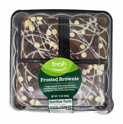 Fresh Brand – Frosted Brownie, 12 oz (4 ct) FROZEN