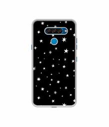 Amazon Brand - Solimo Designer Sperking Stars UV Printed Soft Back Case Mobile Cover for LG Q60