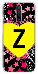 Amazon Brand - Solimo Designer Multicolor Heart Pattern Alphabet-Z Printed Soft Back Case Mobile Cover for Poco X2 / Xiaomi Redmi K30