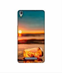 Amazon Brand - Solimo Designer Jar at Sea Serface 3D Printed Hard Back Case Mobile Cover for Micromax Canvas Juice 3Plus Q394