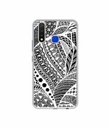 Amazon Brand - Solimo Designer Random White Pattern UV Printed Soft Back Case Mobile Cover for Vivo U20