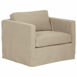 Amazon Brand – Stone & Beam Andover Slipcover Chair, 38