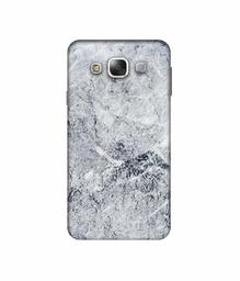 Amazon Brand - Solimo Designer Grayish Marble 3D Printed Hard Back Case Mobile Cover for Samsung Galaxy E5