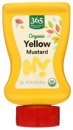 365 Everyday Value, Organic Yellow Mustard, 14 oz