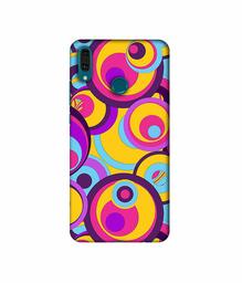 Amazon Brand - Solimo Designer Multicolor Circle 3D Printed Hard Back Case Mobile Cover for Huawei Y9 (2019)