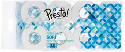 Amazon Brand - Presto! 3 Ply Bathroom Tissue Toilet Paper Roll - 8 Rolls (300 Sheets Per Roll)