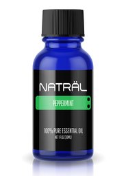 NATRAL 1oz (30ml) Peppermint Essential Oil, 100% Pure and Natural, Large 1 Ounce Bottle