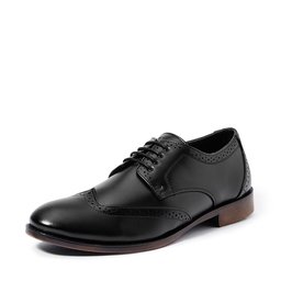 Amazon Brand - Symbol Men's Formal Derby Shoes with Wing Tip