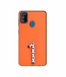 Amazon Brand - Solimo Designer Number One 3D Printed Hard Back Case Mobile Cover for Samsung Galaxy M21 / M30s