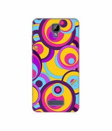 Amazon Brand - Solimo Designer Multicolor Circle 3D Printed Hard Back Case Mobile Cover for Gionee P7 Max