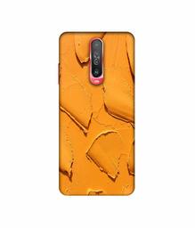 Amazon Brand - Solimo Designer Yellow Texture Wall 3D Printed Hard Back Case Mobile Cover for Poco X2 / Mi Redmi K30