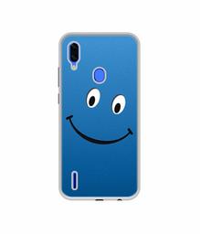 Amazon Brand - Solimo Designer Happy UV Printed Soft Back Case Mobile Cover for Lava Z93