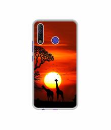 Amazon Brand - Solimo Designer Sunshade UV Printed Soft Back Case Mobile Cover for Tecno Camon 12 Air