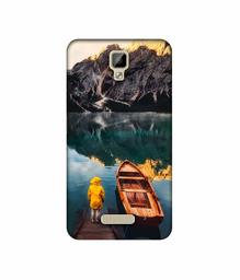 Amazon Brand - Solimo Designer Lake View UV Printed Soft Back Case Mobile Cover for Gionee P7