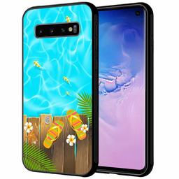 Amazon Brand - Solimo Designer Summer Vacation Hard Back Case Mobile Cover for Samsung Galaxy S10 (D1224)