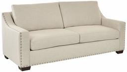 Amazon Brand – Ravenna Home Mayes Sloped Nailhead Sofa, 87