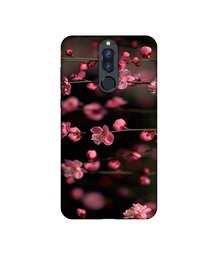 Amazon Brand - Solimo Designer Pink Flowers UV Printed Soft Back Case Mobile Cover for Huawei Honor 9i