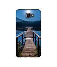 Amazon Brand - Solimo Designer Wooden Beach UV Printed Soft Back Case Mobile Cover for Samsung Galaxy J5 Prime