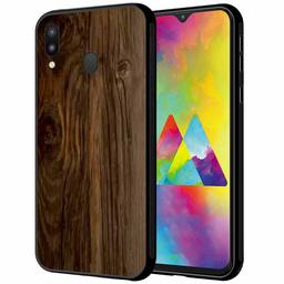 Amazon Brand - Solimo Designer Wooden Texture Printed Hard Back Case Mobile Cover for Samsung Galaxy M20